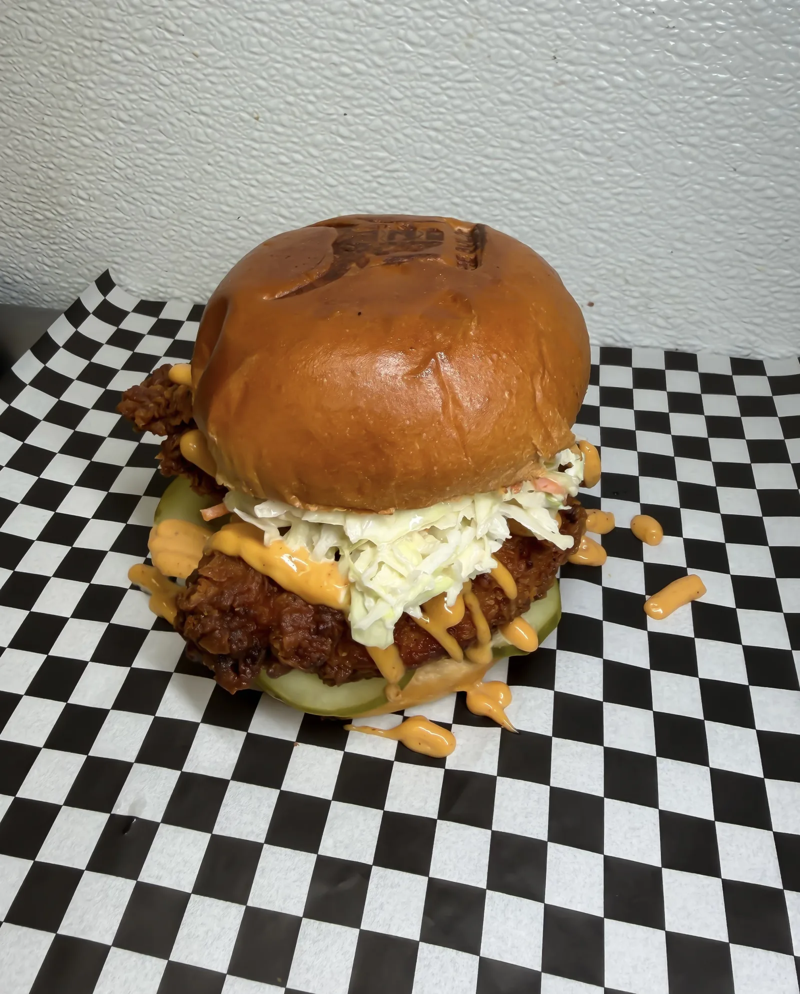 Coleslaw Chicken Burger